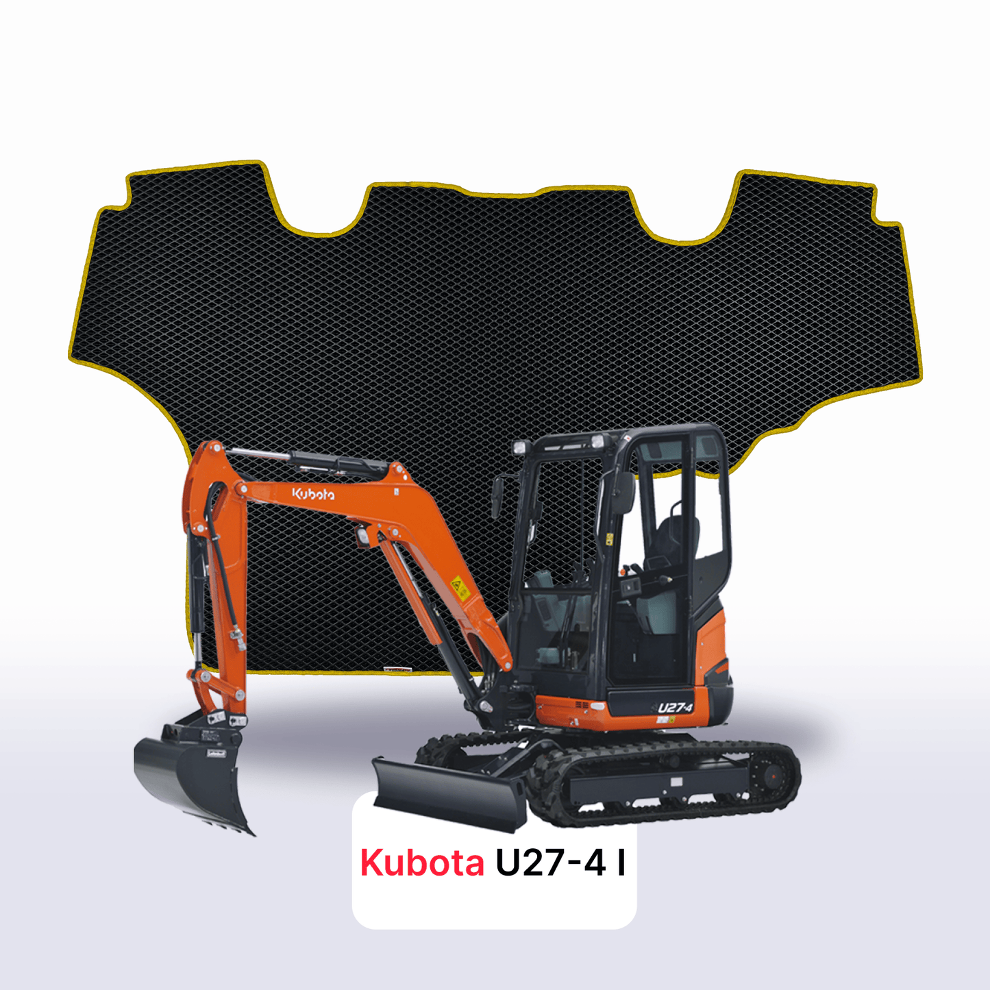 Car mats EVAMATS for Kubota U27-4 1 gen 2015-2028 year DIGGER