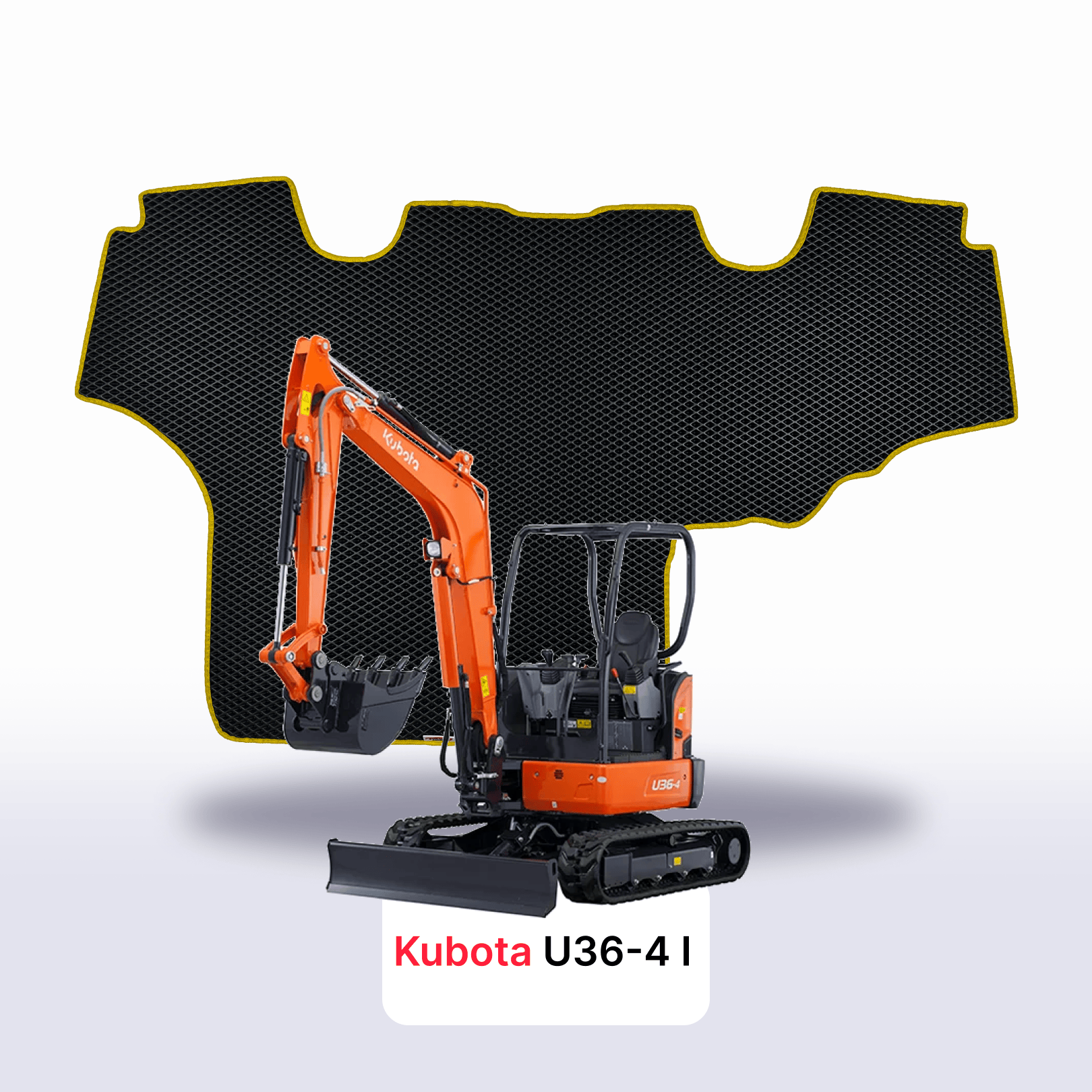Car mats EVAMATS for Kubota U36-4 1 gen 2024-2028 year DIGGER