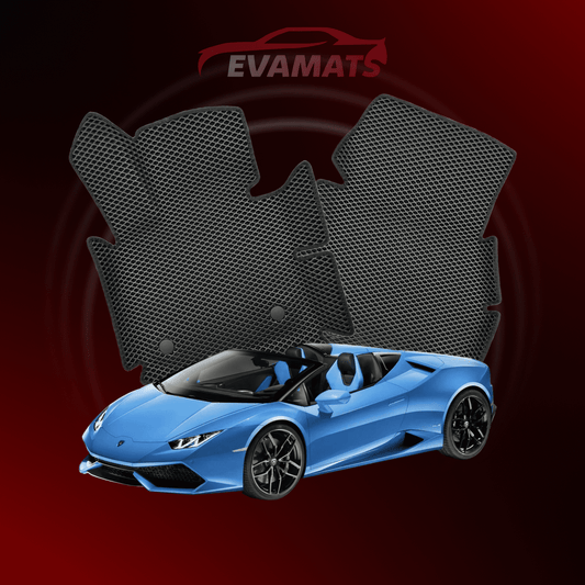 Car mats EVAMATS for Lamborghini Aventador 1 gen 2011-2023 year COUPE