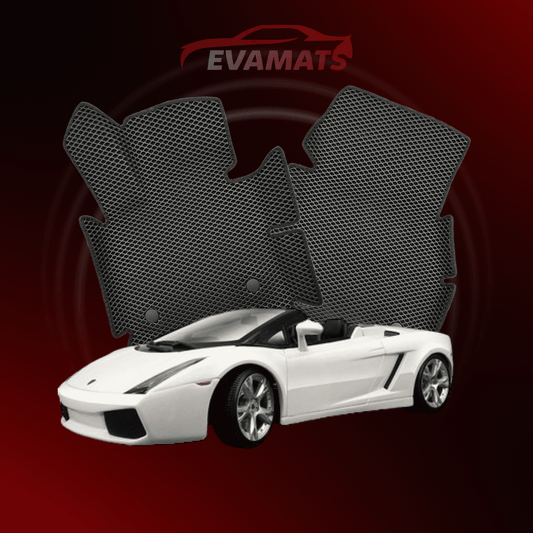 Tappetini per auto EVAMATS per Lamborghini Gallardo 1 generazione 2003-2013 anno Spyder CABRIO