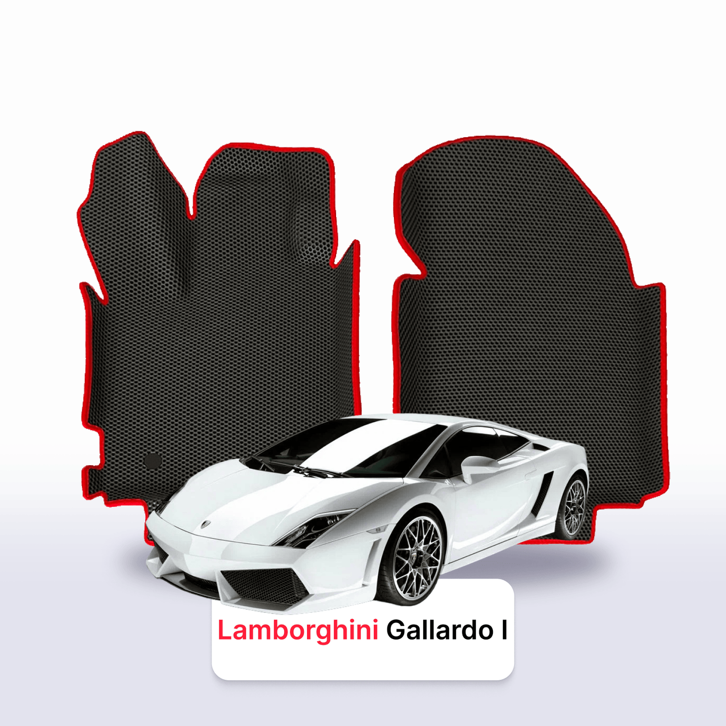 Car mats EVAMATS for Lamborghini Gallardo 1 gen 2003-2013 year COUPE