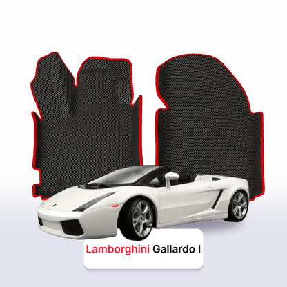 Car mats EVAMATS for Lamborghini Gallardo 1 gen 2003-2013 year Spyder CABRIO