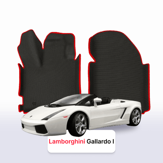 Car mats EVAMATS for Lamborghini Gallardo 1 gen 2003-2013 year Spyder CABRIO