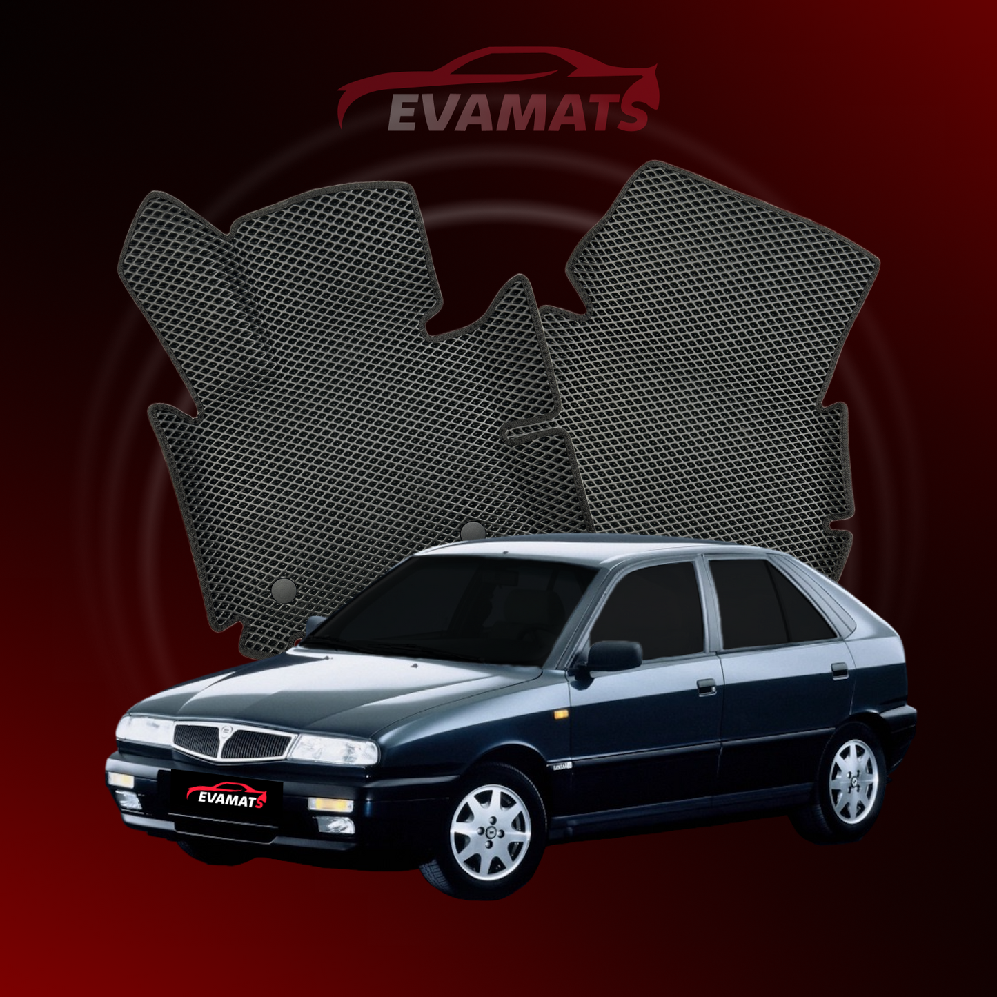 Tapis de voiture EVAMATS pour Lancia Delta(836) 2 gen 1993-1999 année HAYON 5 portes