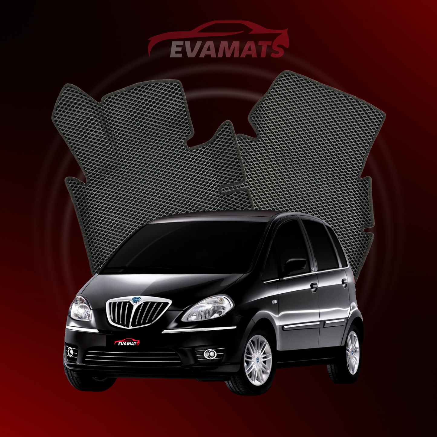 Autokoberce EVAMATS pro Lancia Musa 1 gen 2004-2012 rok MINIVAN