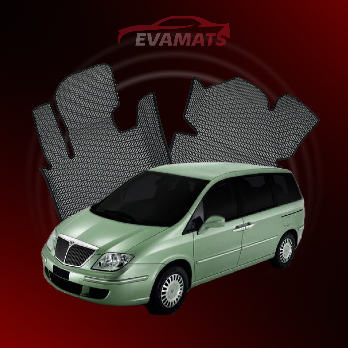 Fußmatten EVAMATS für Lancia Phedra 1 Gen 2002-2010 Jahr MINIVAN