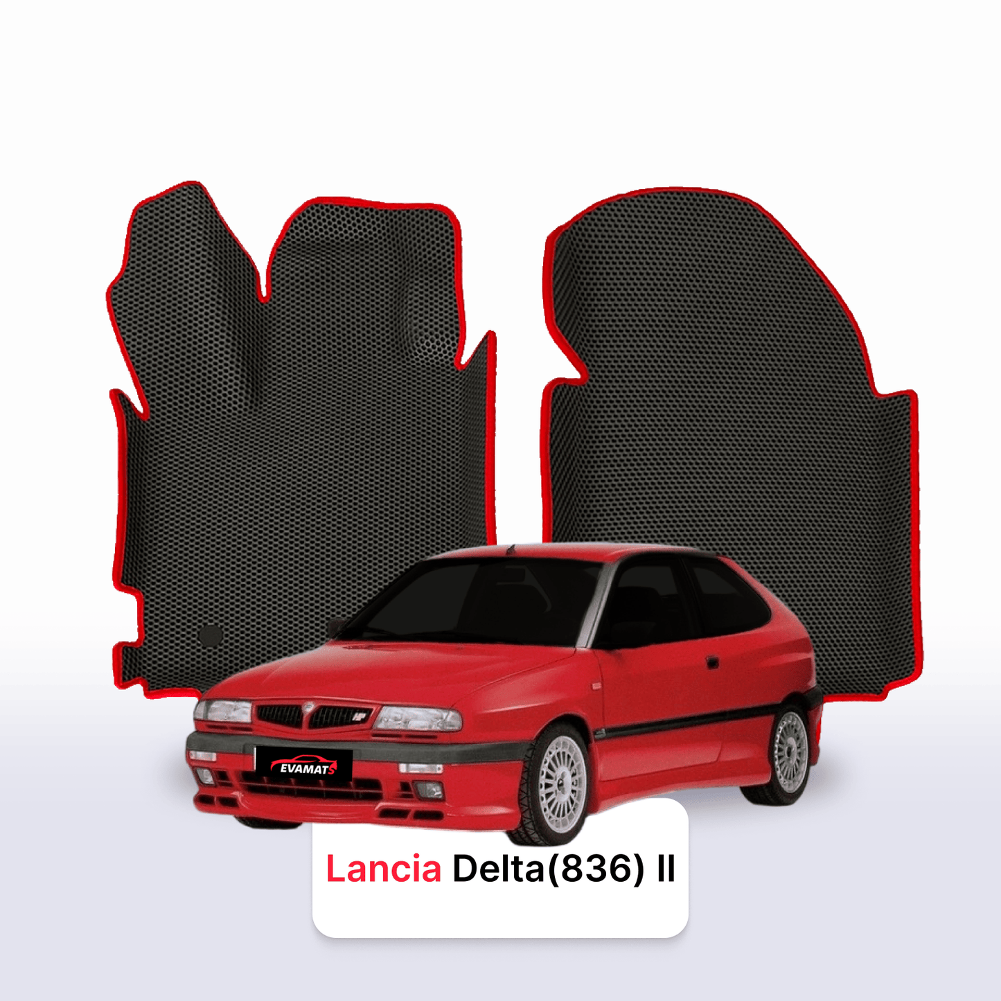 Car mats EVAMATS for Lancia Delta(836) 2 gen 1993-1999 year HATCHBACK 3 door