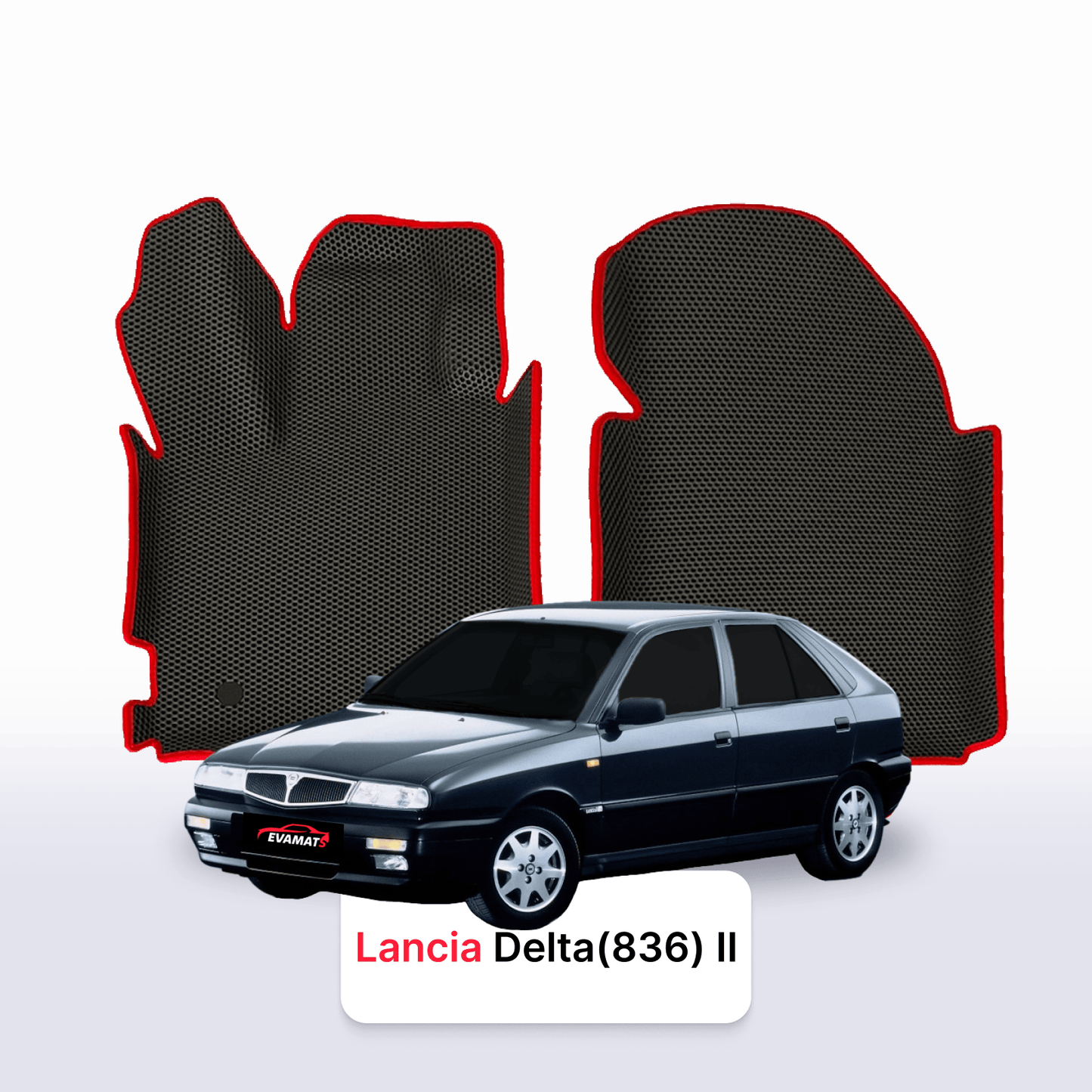 Car mats EVAMATS for Lancia Delta(836) 2 gen 1993-1999 year HATCHBACK 5 door