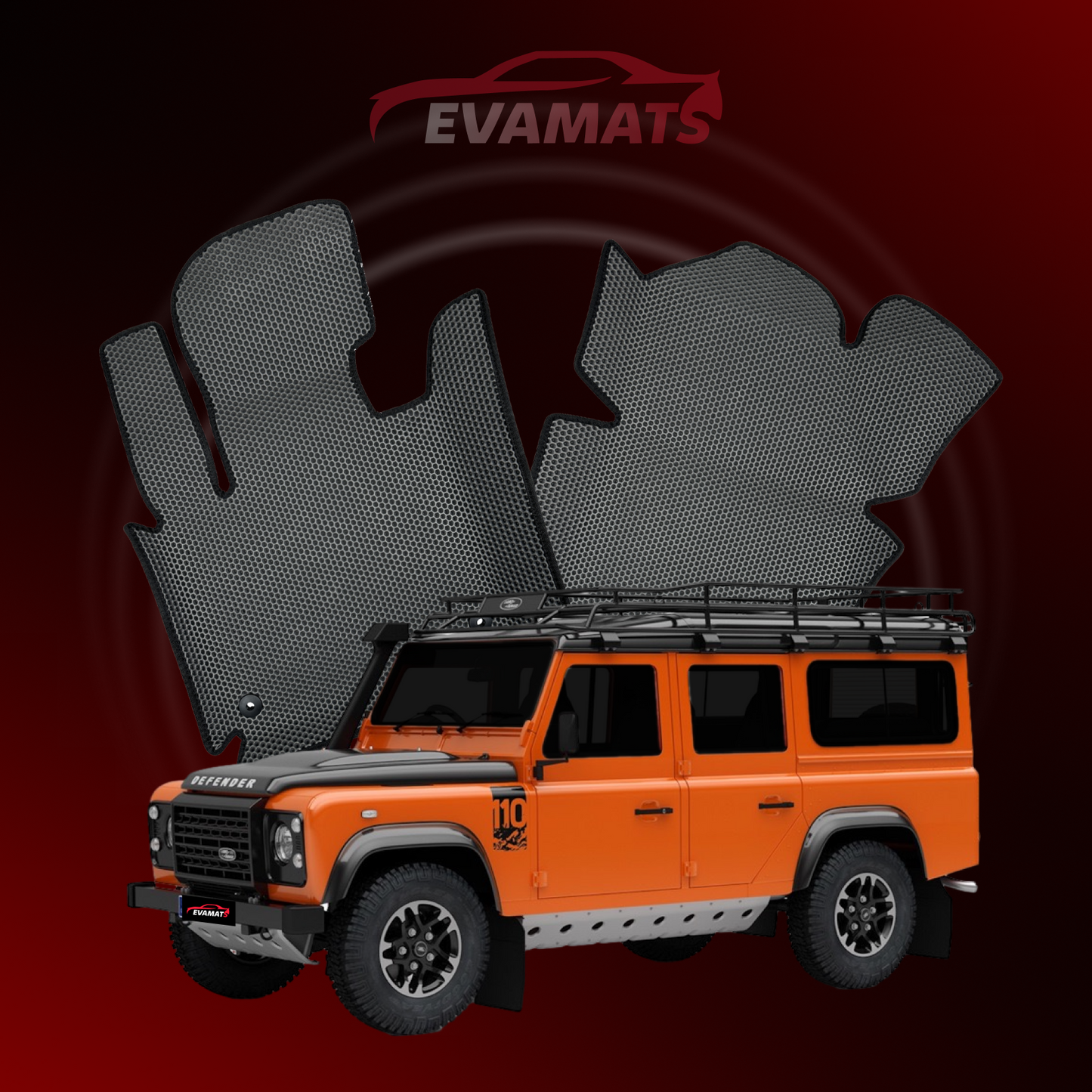 Autokoberce EVAMATS pro Land Rover Defender 1 gen 1983-2016 rok SUV 5dv.