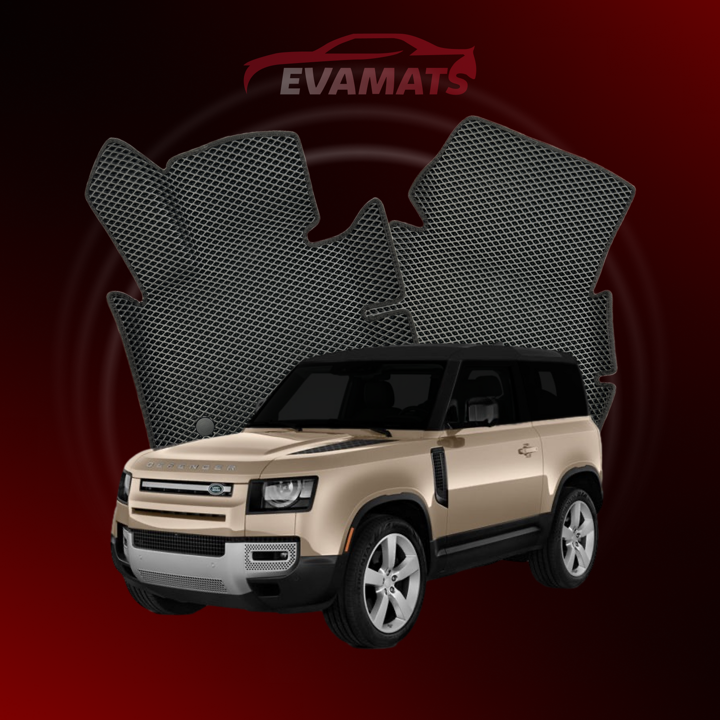 Autokoberce EVAMATS pro SUV Land Rover Defender(90) 2 gen 2019-2025