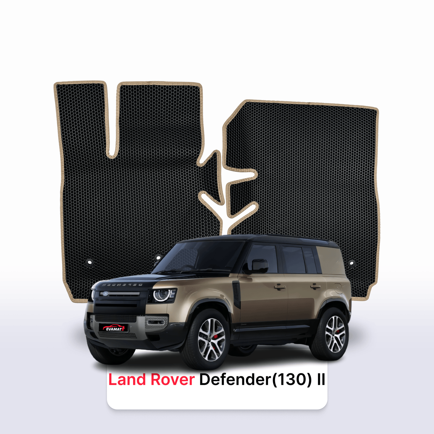 Car mats EVA for Land Rover Defender(130) 2 gen 2019-2028 year SUV LONG