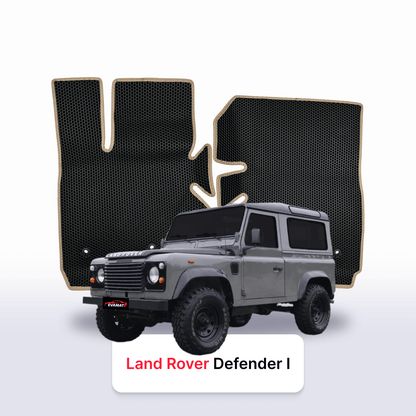 Car mats EVA for Land Rover Defender 1 gen 1983-2016 year SUV 3 door