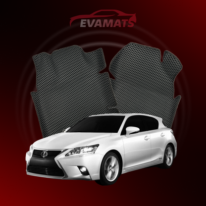 Autokoberce EVAMATS pro Lexus CT 1 gen 2010-2023 rok HATCHBACK 5dv.