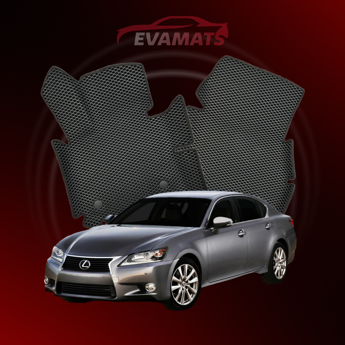 Fußmatten EVAMATS für Lexus GS 4 Gen 2011-2020 Jahr Limousine