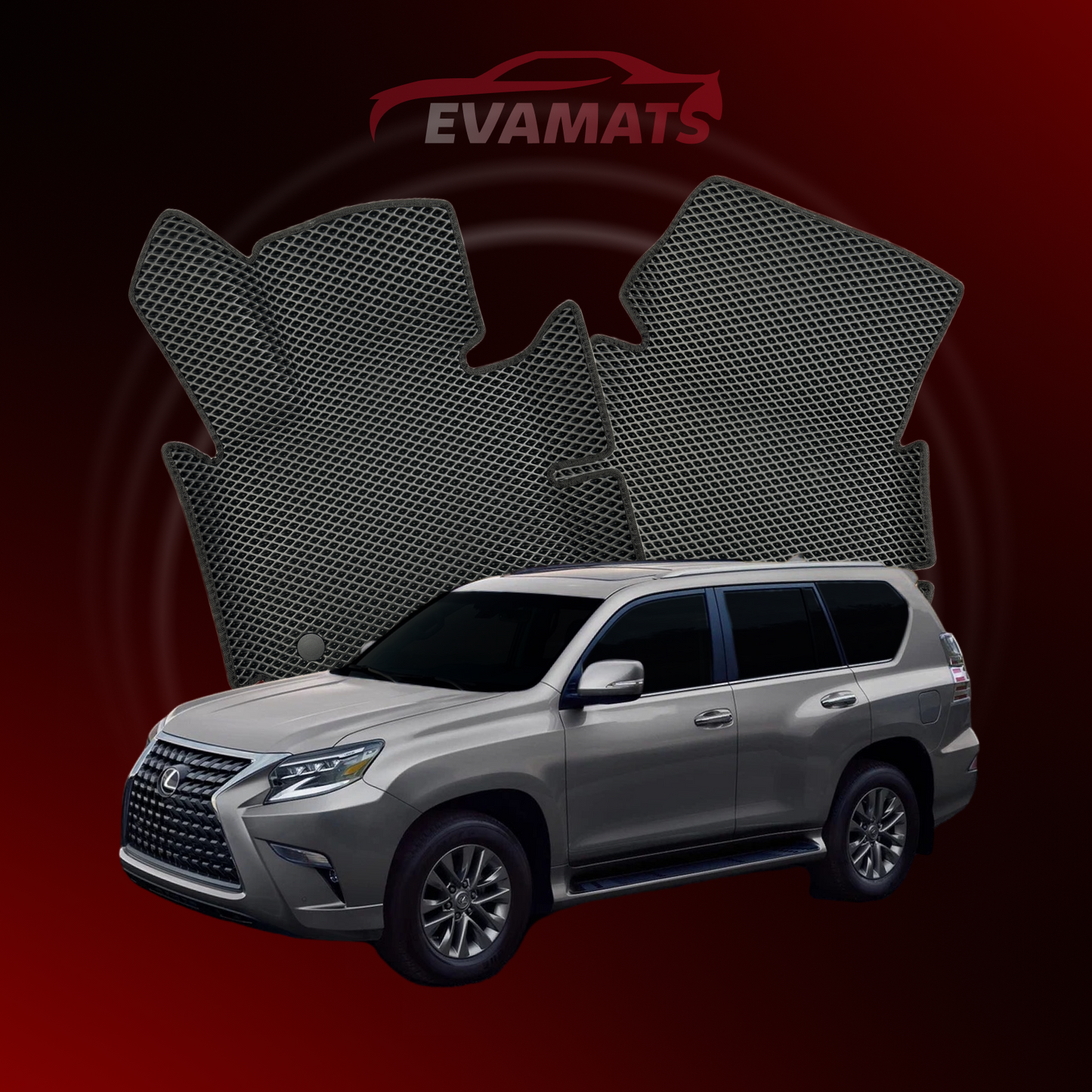 Tappetini per auto EVAMATS per SUV Lexus GX 2 gen 2013-2023