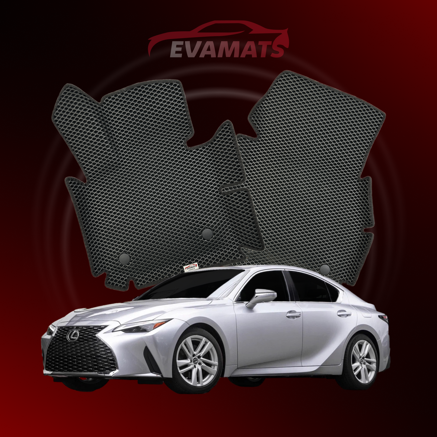 Autokoberce EVAMATS pro Lexus IS 3 gen 2013-2025 rok SEDAN