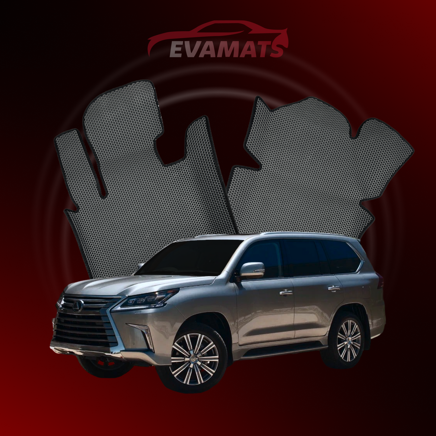 Tapis de voiture EVAMATS pour Lexus LX 3 gen 2015-2021 année SUV