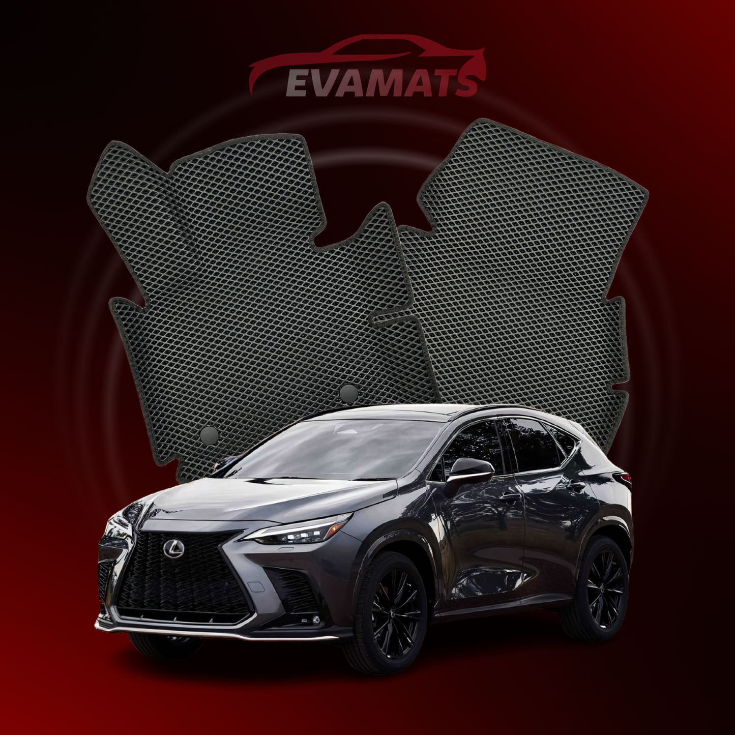 Car mats EVAMATS for Lexus NX 350 2 gen 2021-2023 year SUV