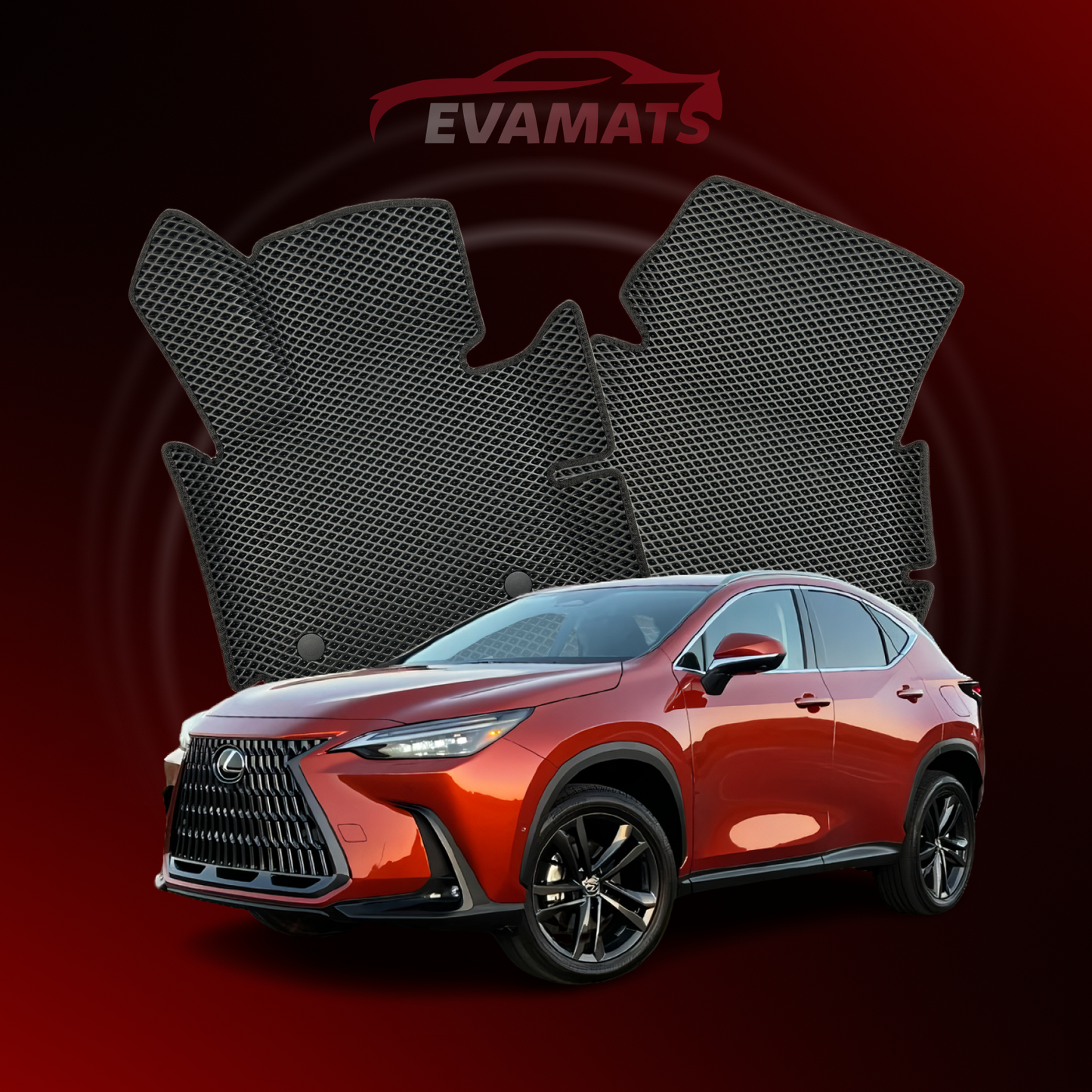 Fußmatten EVAMATS für Lexus NX 450h 2 Gen 2021-2023 Jahr SUV