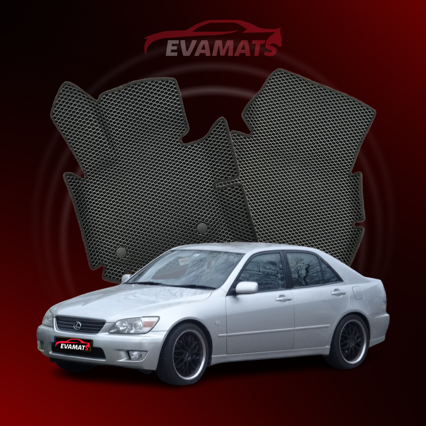 Car mats EVAMATS for Lexus IS200 1 gen 1998-2005 year SEDAN