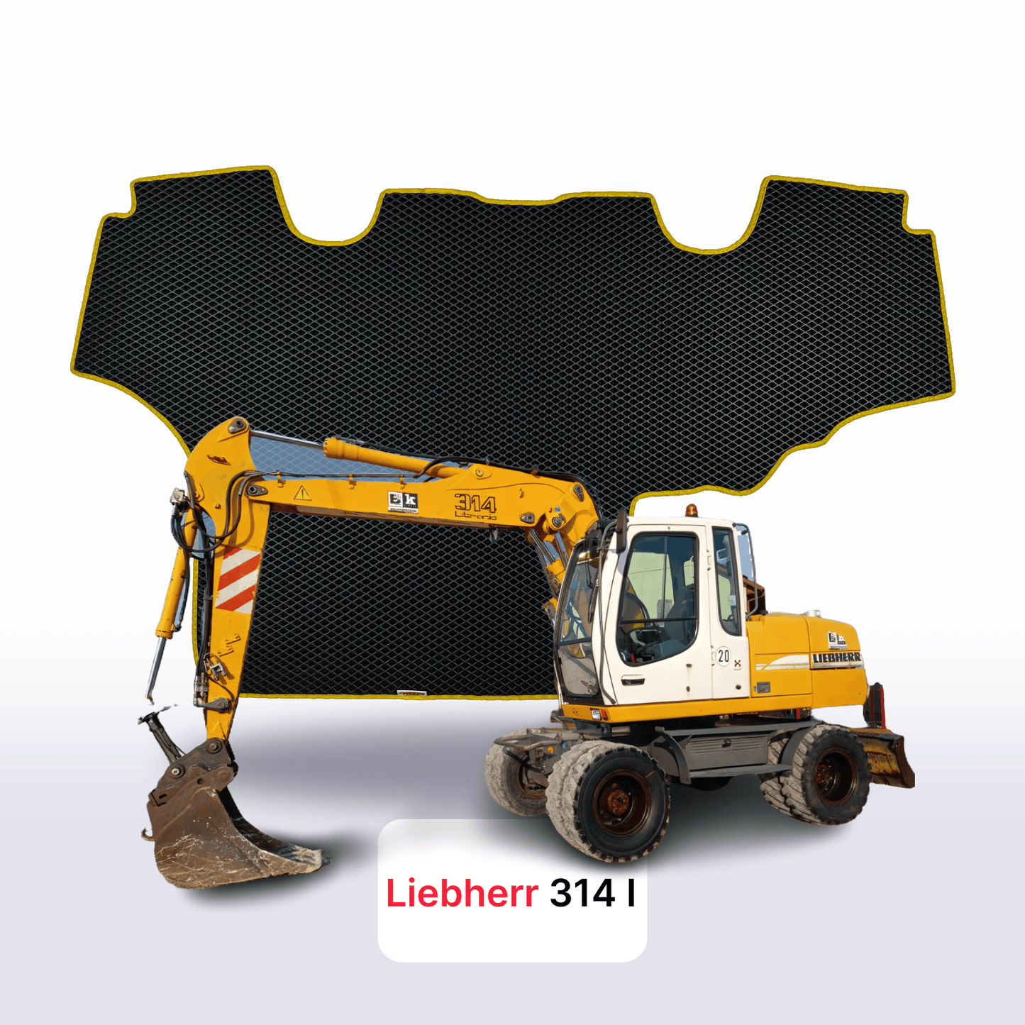 Car mats EVAMATS for Liebherr 314 1 gen 2007-2012 year DIGGER