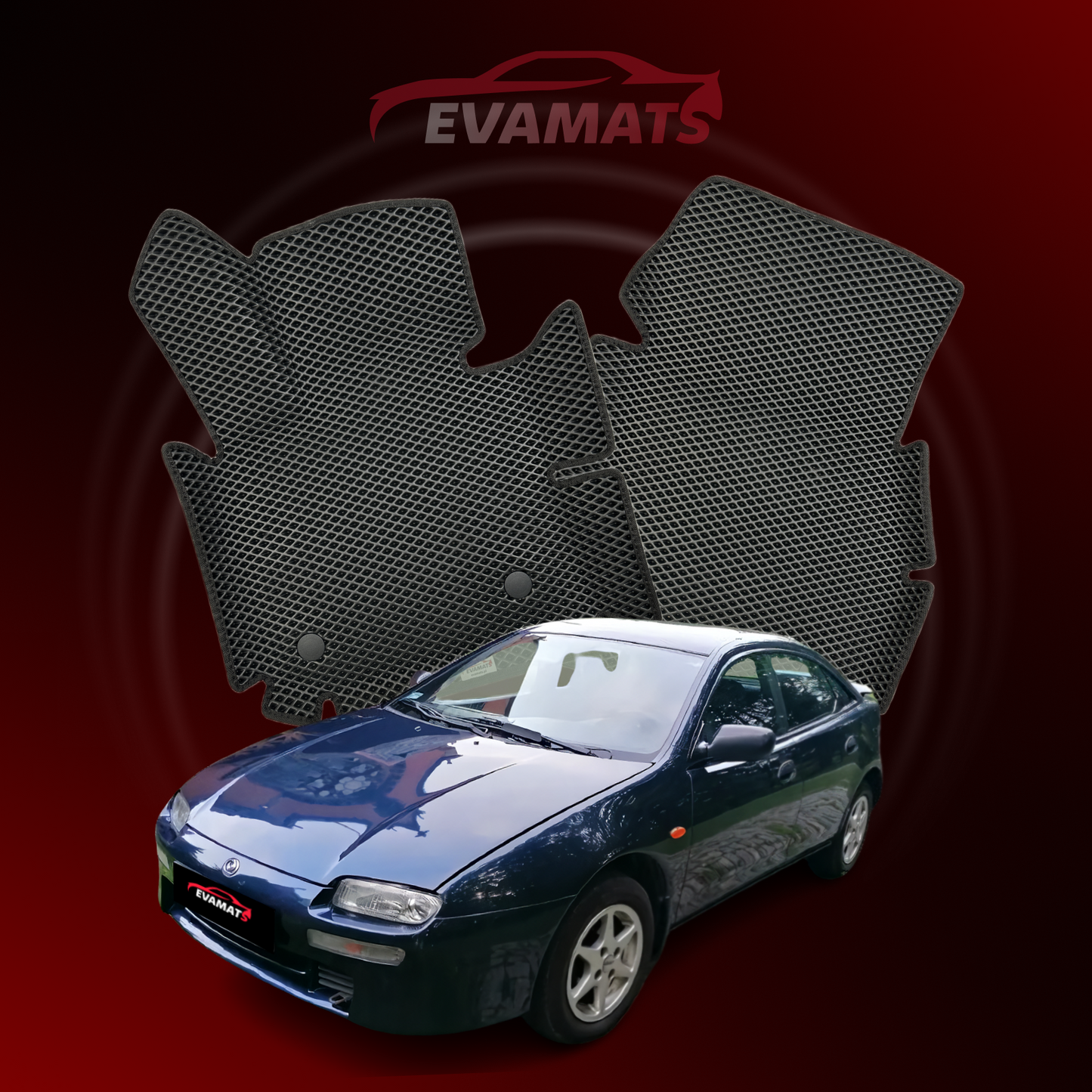 Tapis de voiture EVAMATS pour Mitsubishi Colt(Z30) 6 génération 2002-2012 année HATCHBACK 3 portes