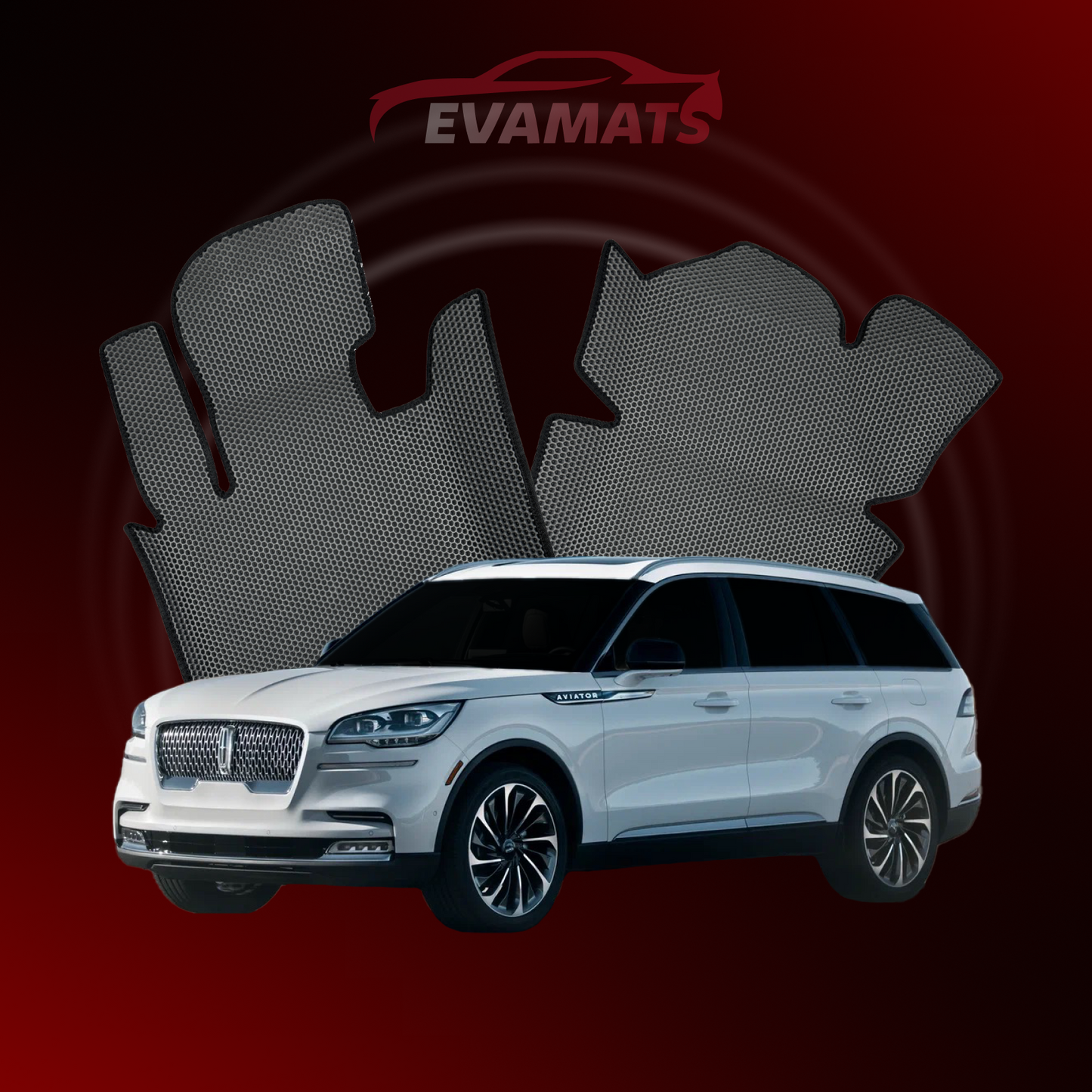 Autokoberce EVAMATS pre SUV Lincoln Aviator 2 gen 2019-2024 rok