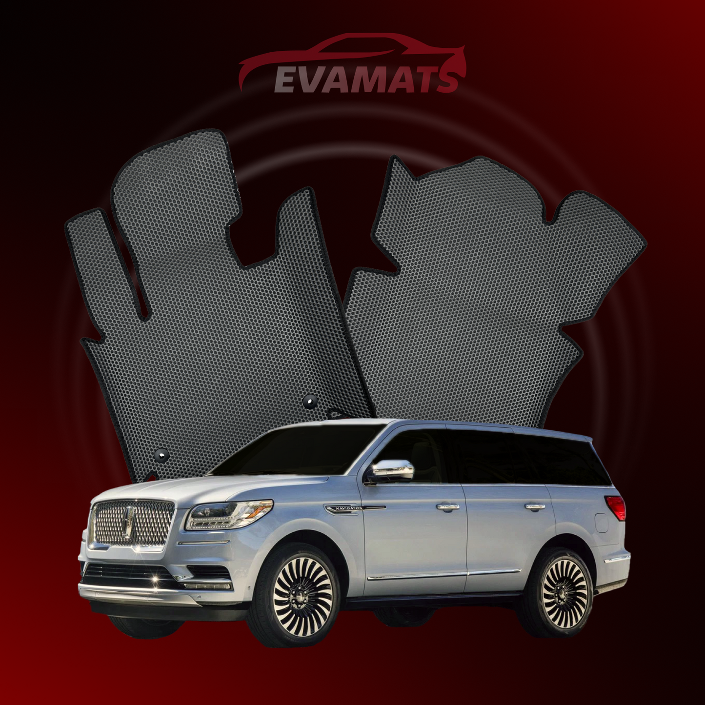 Autokoberce EVAMATS pre SUV Lincoln Navigator (U554) 4 gen 2017-2025