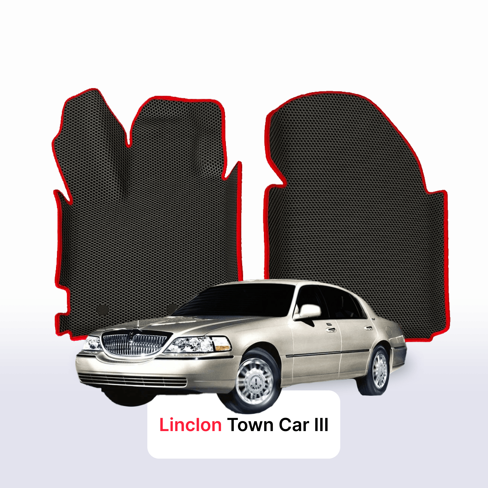 Car mats EVA for Lincoln Town Car 3 gen 1997-2011 year SEDAN