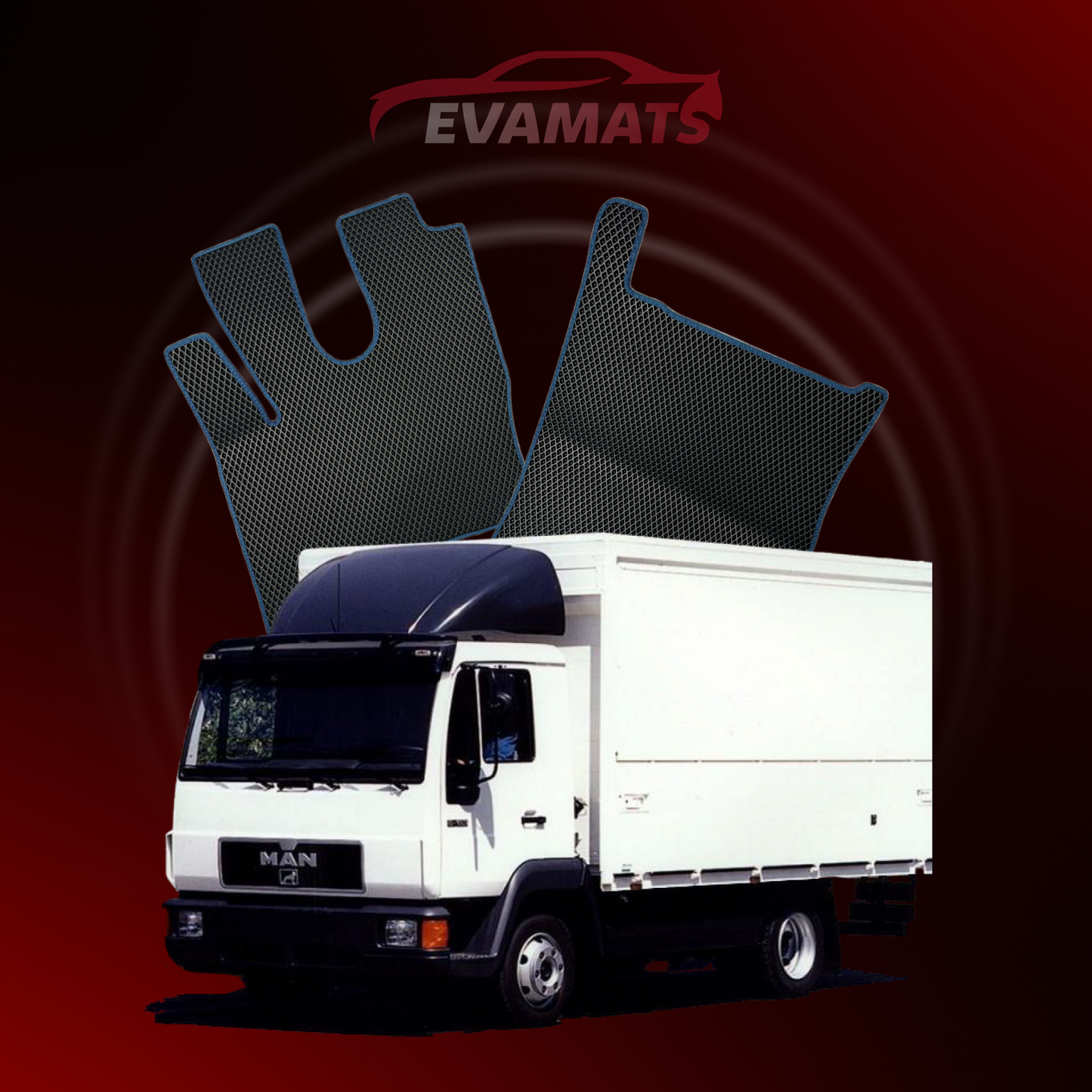 Car mats EVAMATS for MAN L2000 1 gen 1994-2005 year TRUCK