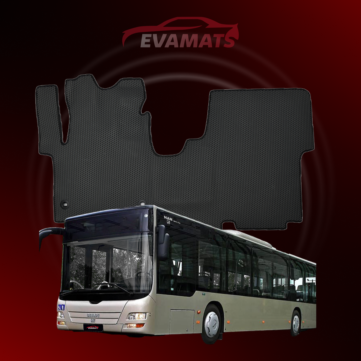 Car mats EVAMATS for MAN Lion’s City 1 gen 1996-2025 year BUS