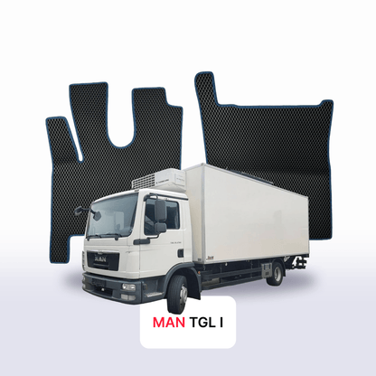 Car mats EVAMATS for MAN TGL 1 gen 2005-2025 year TRUCK