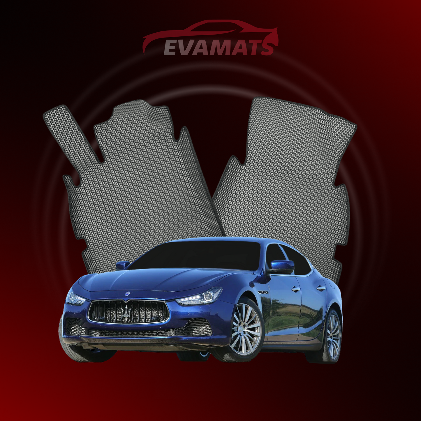 Fußmatten EVAMATS für Maserati Ghibli (M157) 2. Generation 2013–2020, Limousine