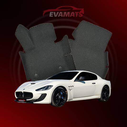 Tapis de voiture EVAMATS pour Maserati GranTurismo 1 gen 2007-2019 année COUPE MC Stradale