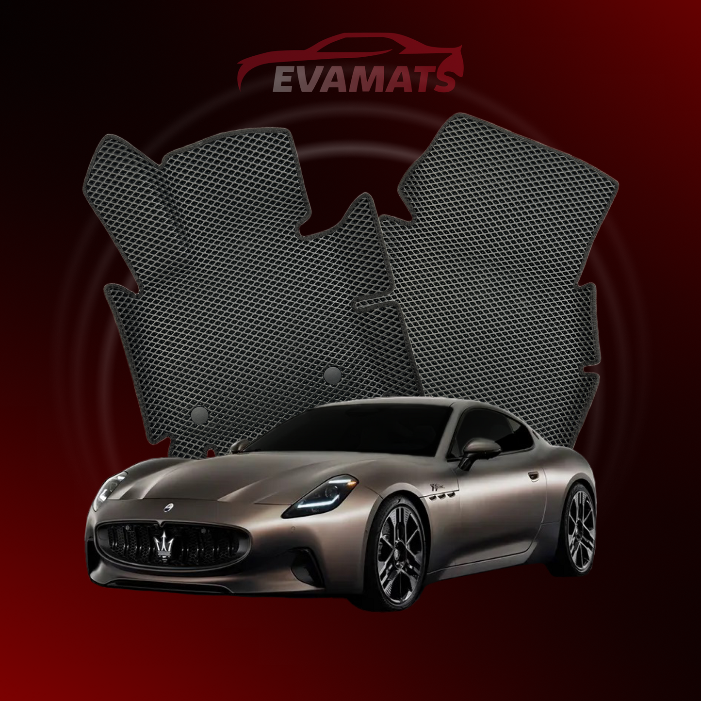 Autokoberce EVAMATS pre Maserati GranTurismo 2 gen 2022-2025 ročník COUPE