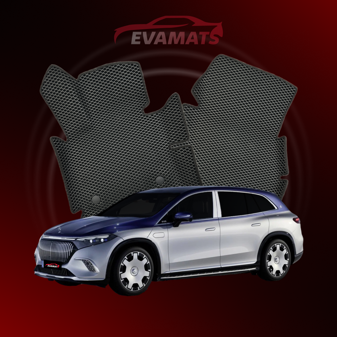 Car mats EVAMATS for Maybach EQS 1 gen 2023-2024 year Electric SUV 4 seater