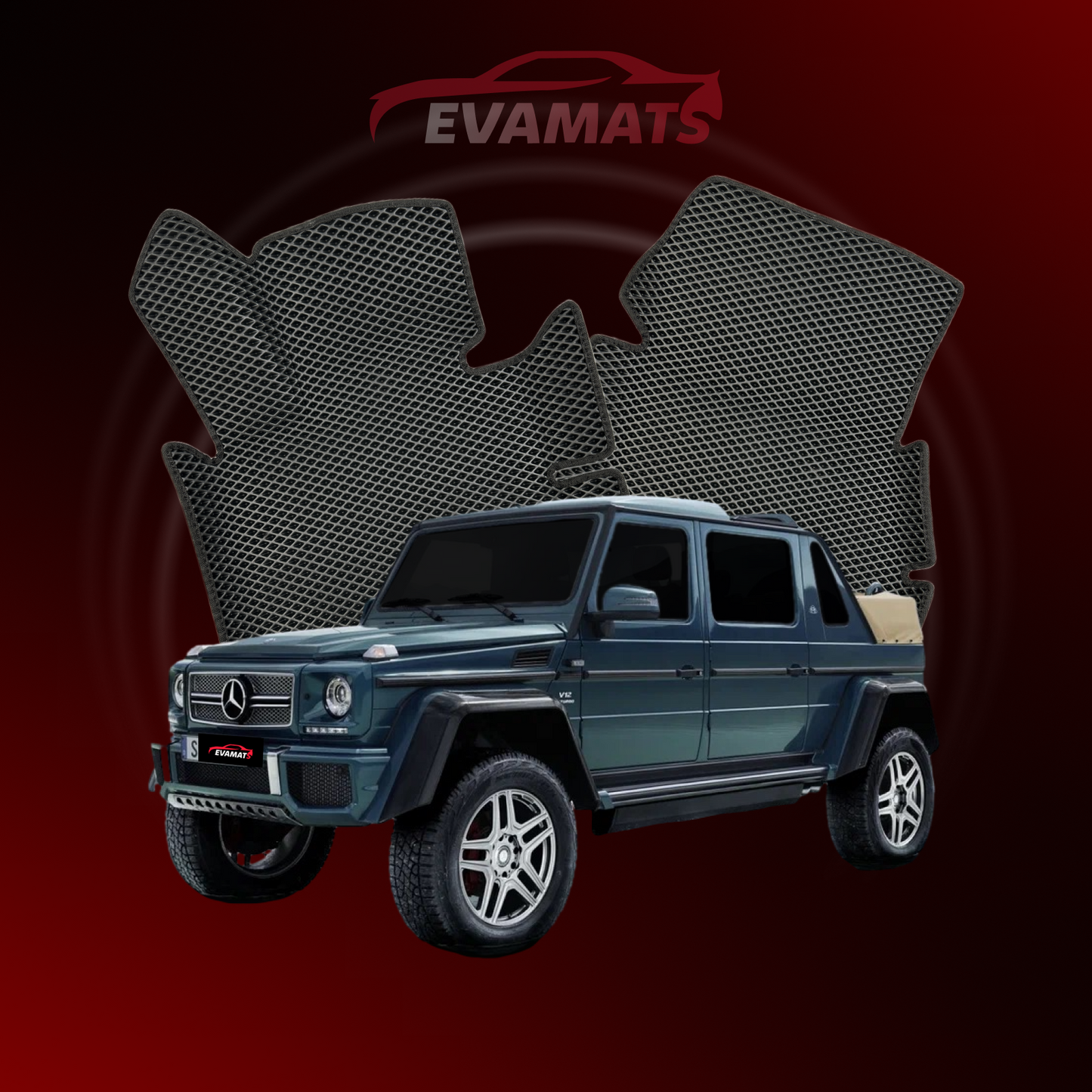 Alfombrillas EVAMATS para Maybach G650 1ª generación año 2017-2018 SUV 4 plazas