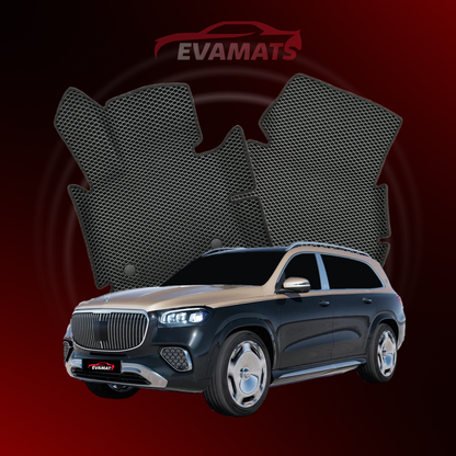 Tapis de voiture EVAMATS pour Maybach GLS(X167) 1 gen 2019-2024 année SUV 4 places