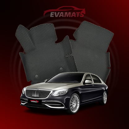 Tappetini per auto EVAMATS per Maybach S(X222) 1 generazione 2014-2021 anno BERLINA 5 posti