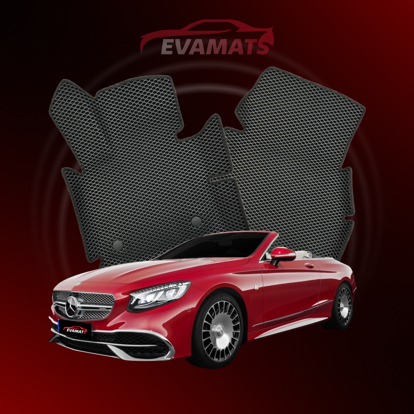 Tapis de voiture EVAMATS pour Maybach S(X222) 1 gen 2017-2021 année CABRIO