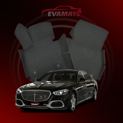 Car mats EVAMATS for Maybach S(X223) 2 gen 2021-2024 year SEDAN 5 seater