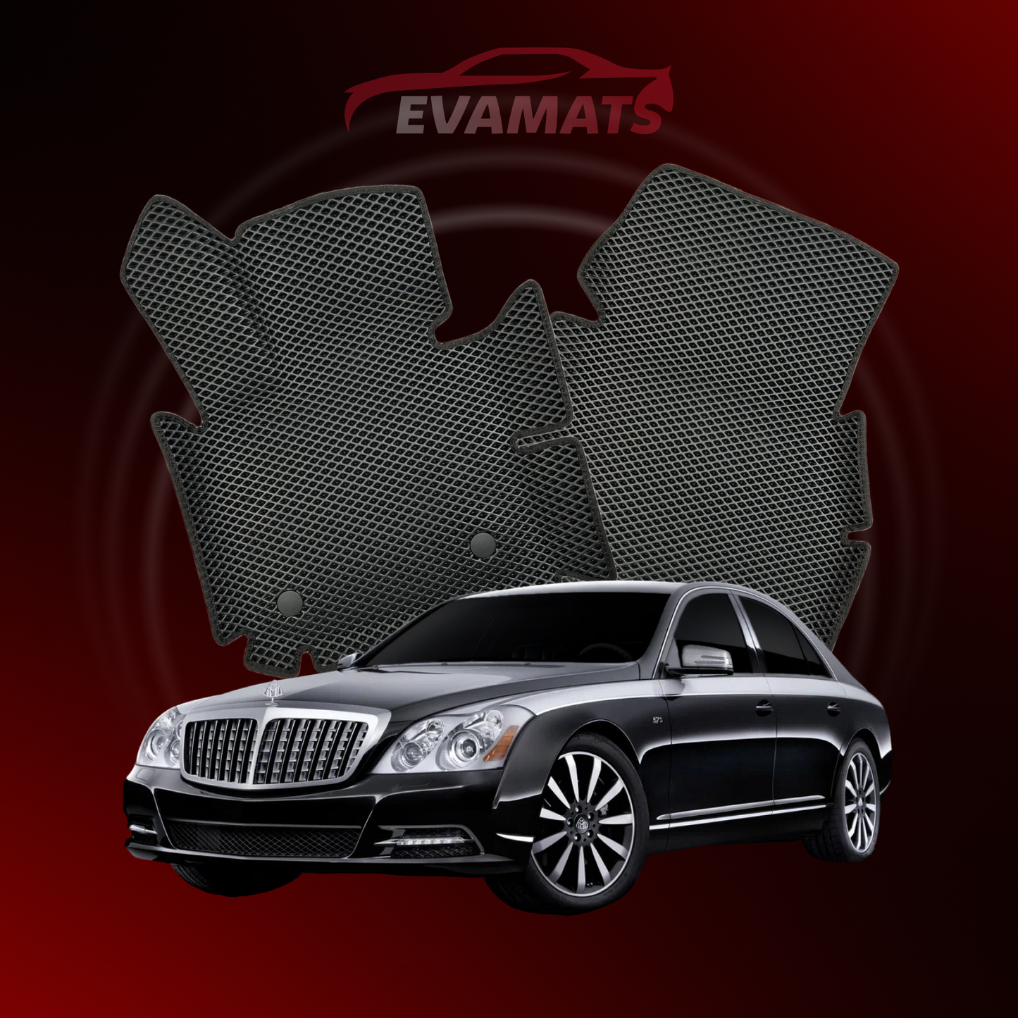 Alfombrillas de coche EVAMATS para Maybach(57) 1ª generación 2002-2012 año SEDAN 4 plazas