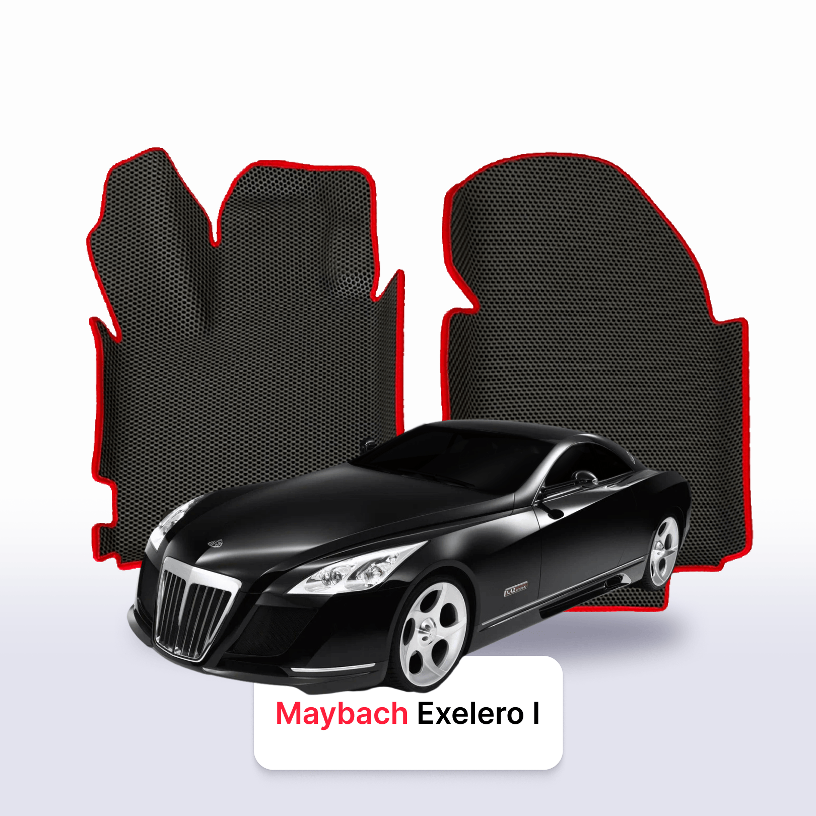 Car mats EVA for Maybach Exelero 1 gen 2005 year COUPE