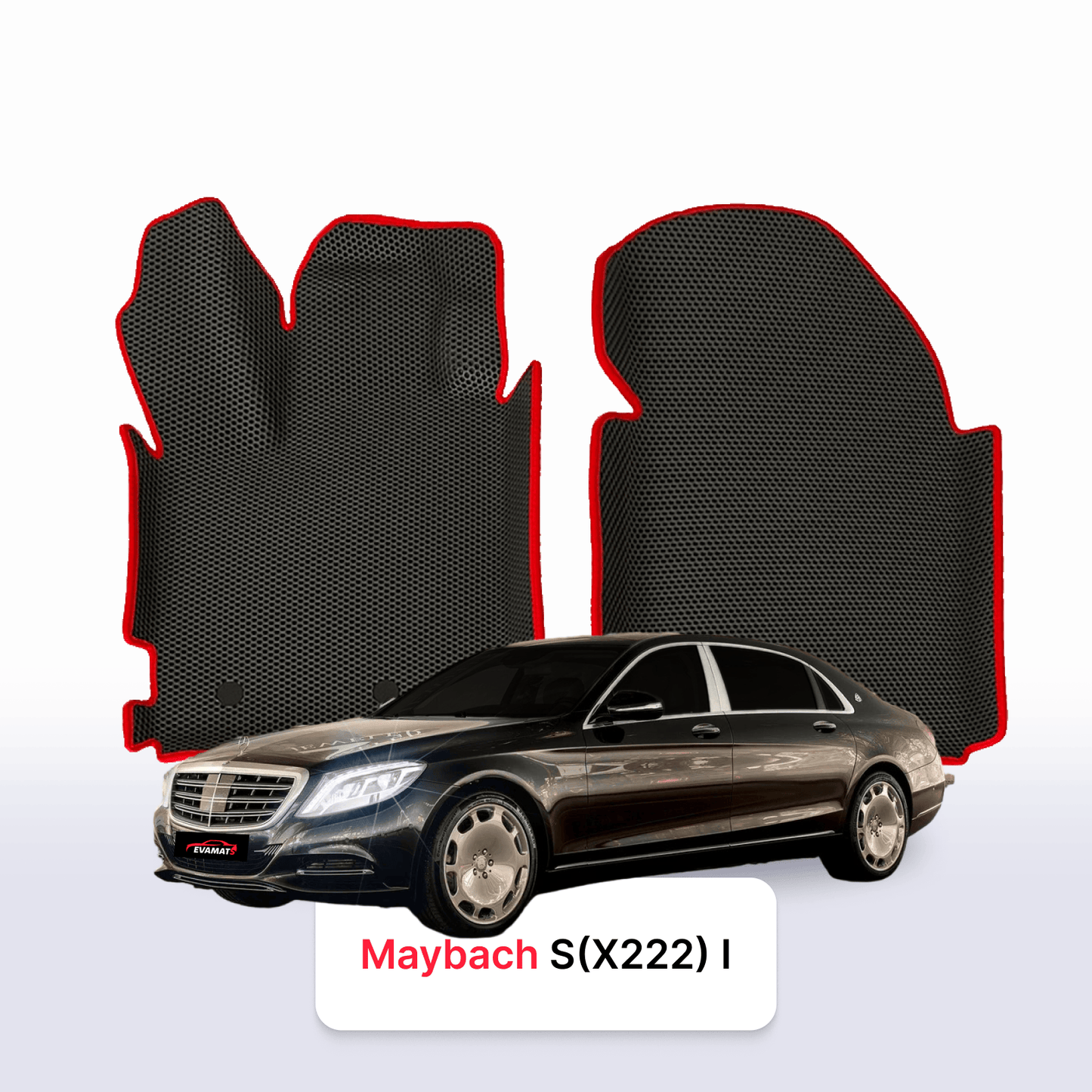 Car mats EVAMATS for Maybach S(X222) 1 gen 2014-2021 year SEDAN 4 seater