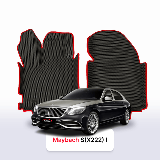 Car mats EVAMATS for Maybach S(X222) 1 gen 2014-2021 year SEDAN 5 seater