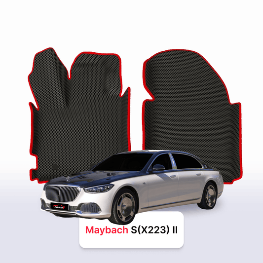 Car mats EVAMATS for Maybach S(X223) 2 gen 2021-2024 year SEDAN 4 seater