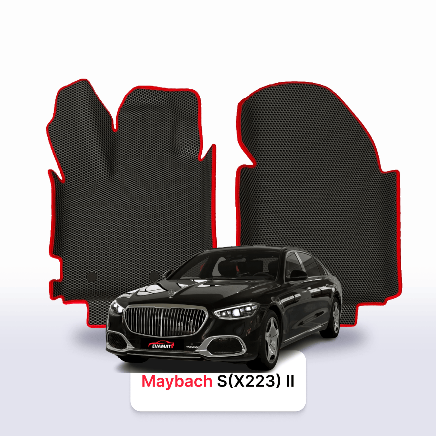Car mats EVAMATS for Maybach S(X223) 2 gen 2021-2024 year SEDAN 5 seater