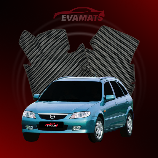 Alfombrillas de coche EVAMATS para Mazda 323(BJ) 6ª generación año 1998-2003 HATCHBACK 5 puertas