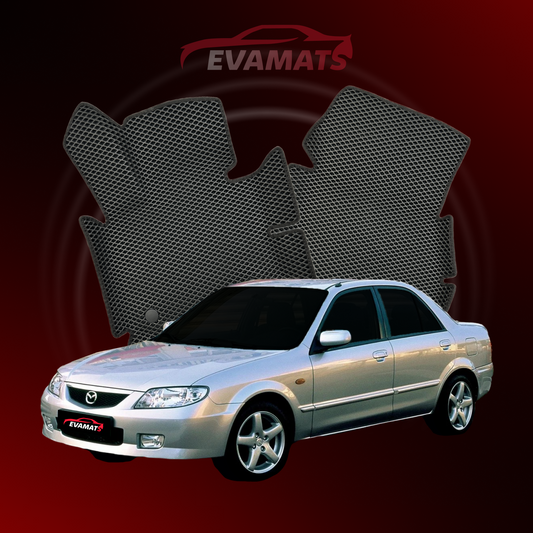 Car mats  EVAMATS for Mazda 323(BJ) 6 gen 1998-2003 year SEDAN