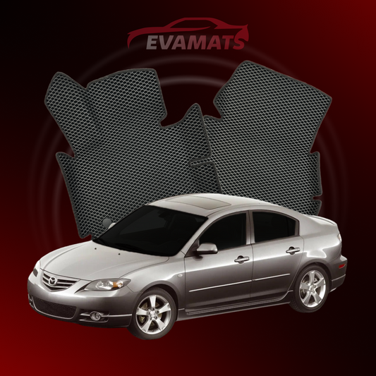 Tapis de voiture EVAMATS pour Mazda 3(BK) 1 gen 2003-2009 année BERLINE